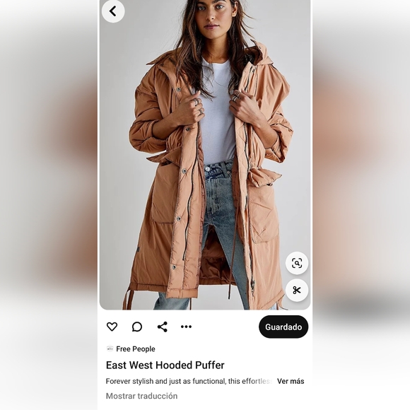 Free People Jackets & Blazers - ISO East West Hooded Puffer.
